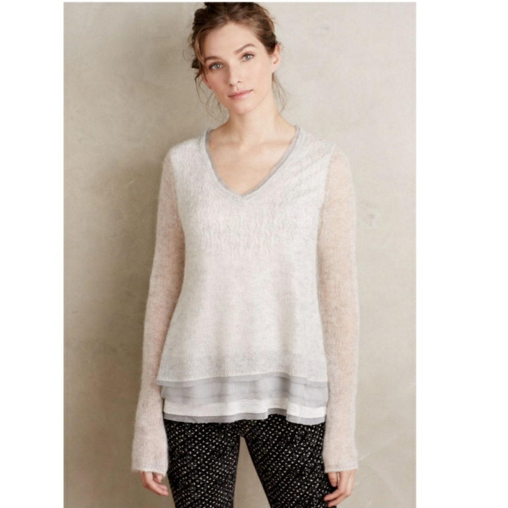 Anthropologie Alessia knitted &knotted swe…